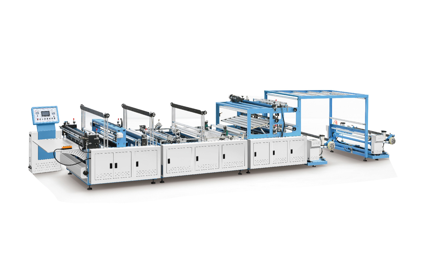 ZXL-1300雙放料無紡布制袋機(香蕉套袋、衛(wèi)浴潔具套袋、沙發(fā)套袋)